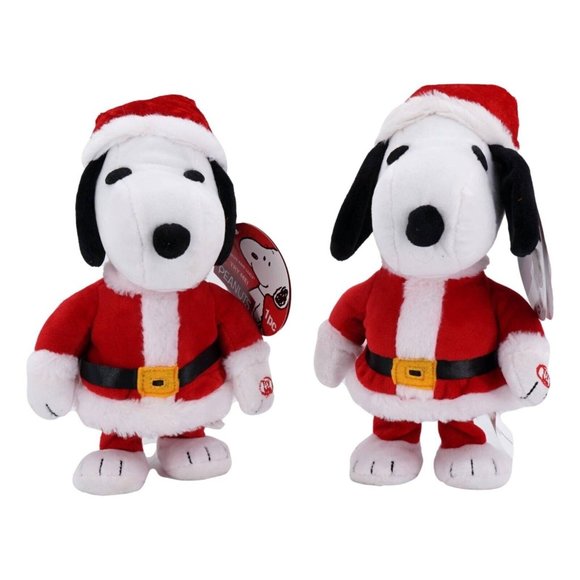 Toys Snoopy Plush 2 Santa Musical Christmas Toys Peanuts Plays Linus